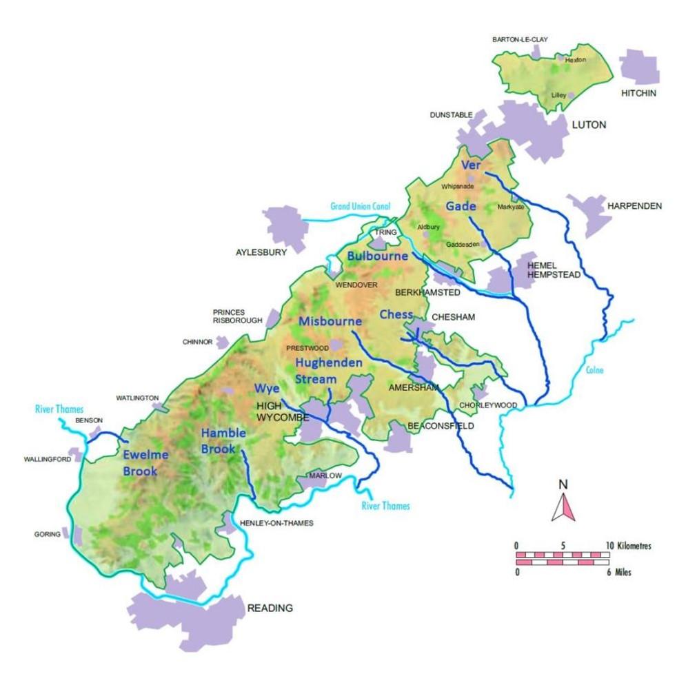 Chalk Streams Map new