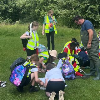 Chalk stream education on the River Ver